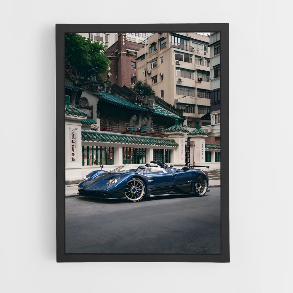 Poster Zonda au Crépuscule – affiche Pagani (vue 2)